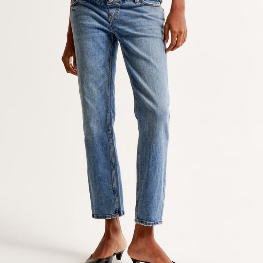 Abercrombie Maternity Ankle Straight Jeans, Size 28